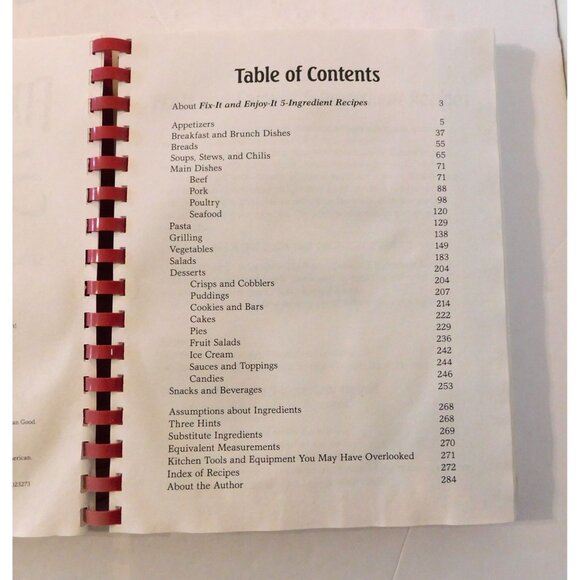 Fix It and Enjoy It 5 Ingredient Recipes Cookbook Phyllis Pellman Good PB Spiral - Picture 4 of 10